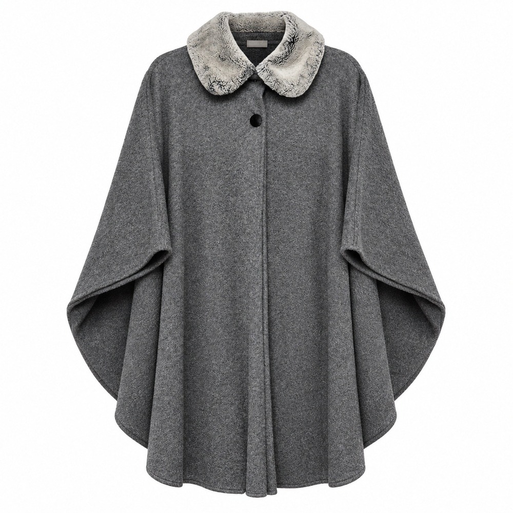 Preston & York Old Money Cape Coat Womens One Size Quiet Luxury Vintage Glam Mod